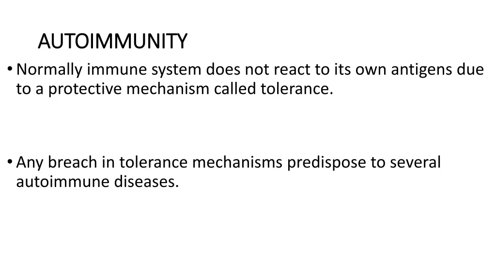 autoimmunity autoimmunity normally immune system