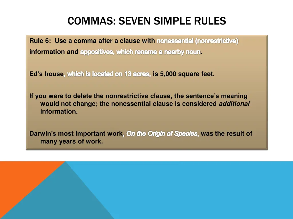 commas seven simple rules 5