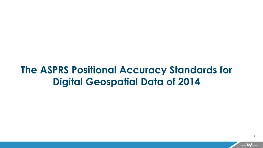 the asprs positional accuracy standards