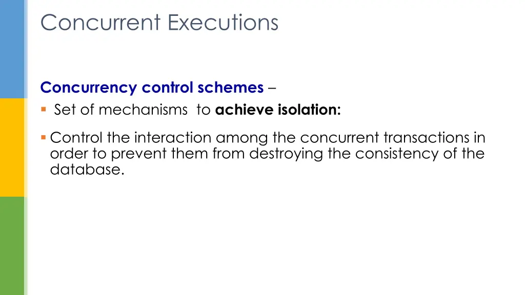 concurrent executions