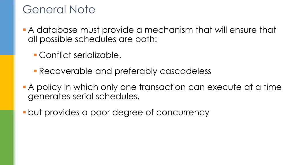 general note