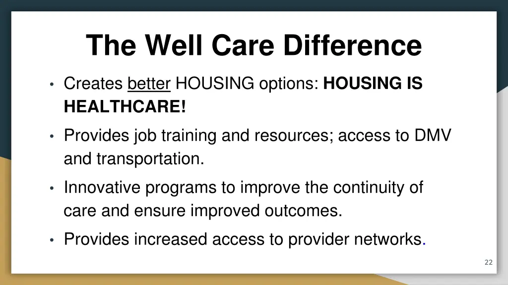 the well care difference 1