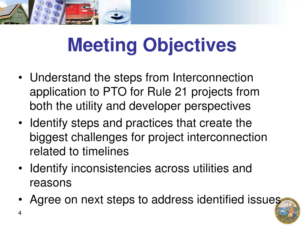 meeting objectives