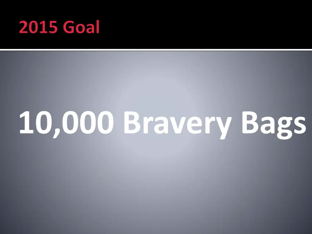 10 000 bravery bags