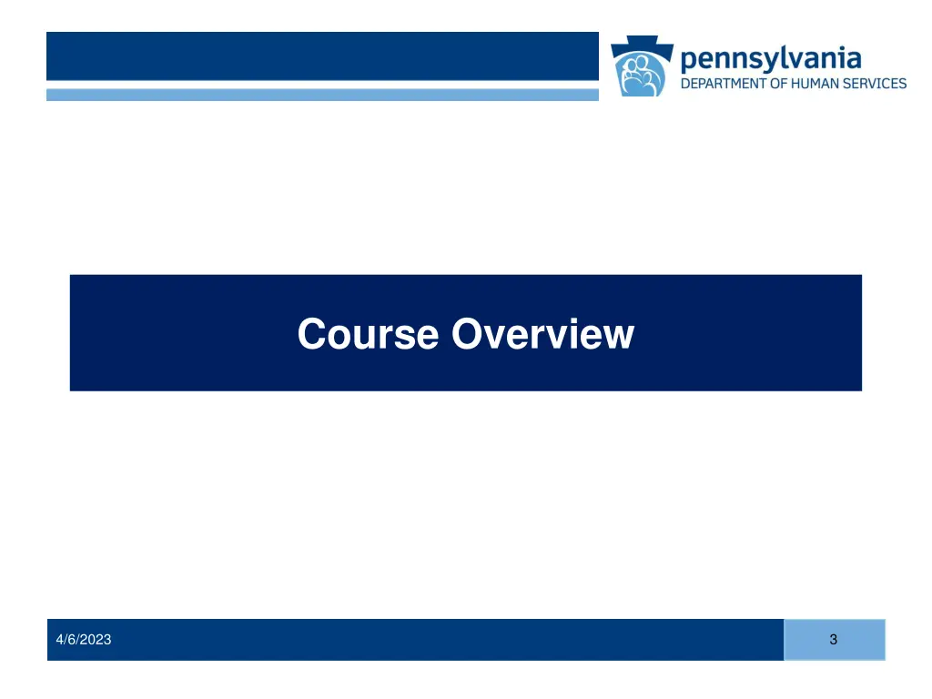 course overview