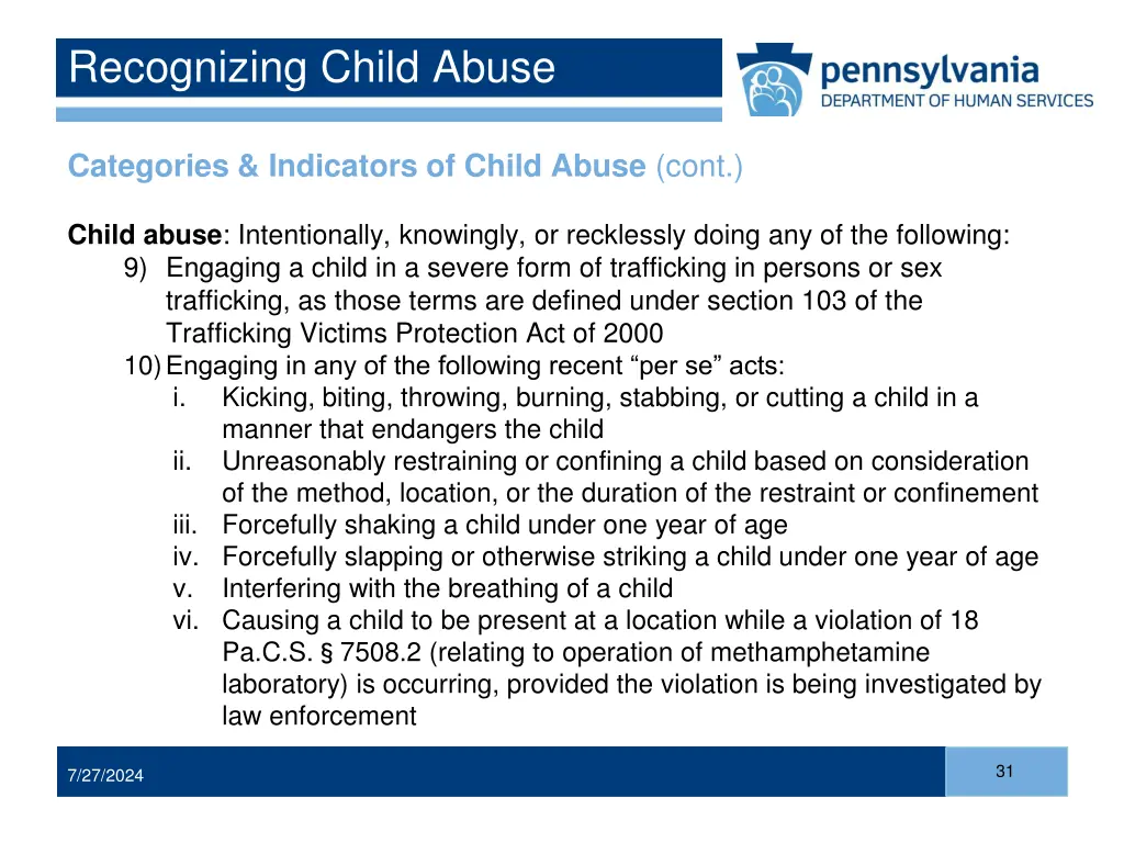 recognizing child abuse 6