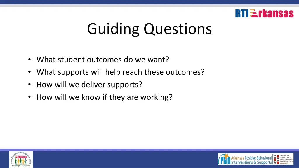 guiding questions