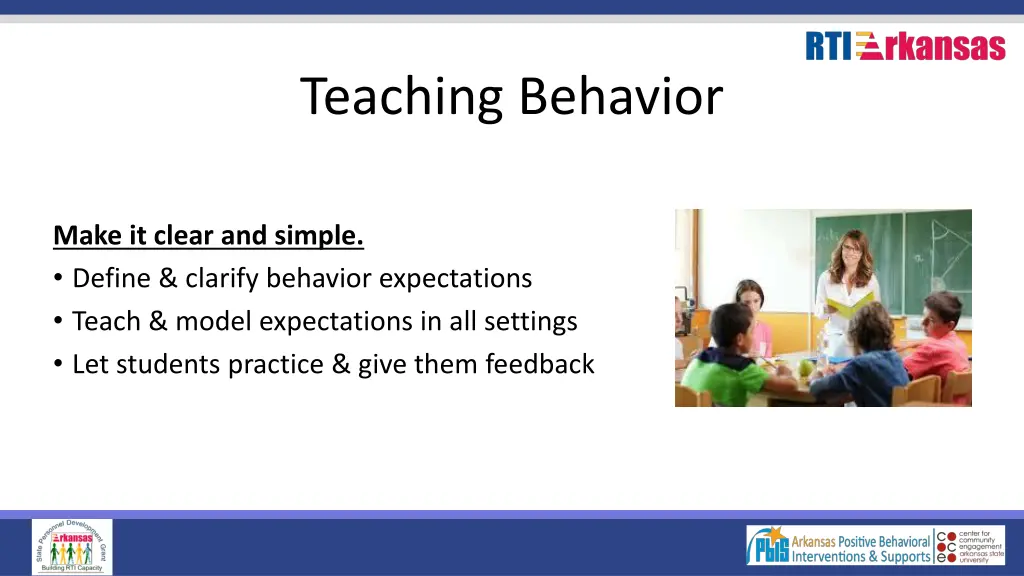 teaching behavior