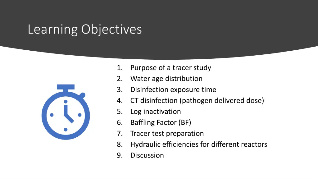 learning objectives