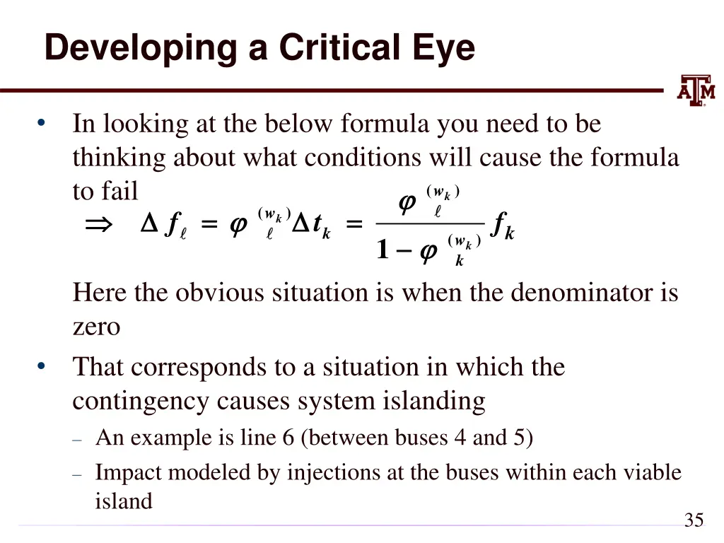 developing a critical eye