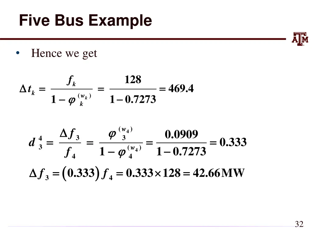 five bus example 3