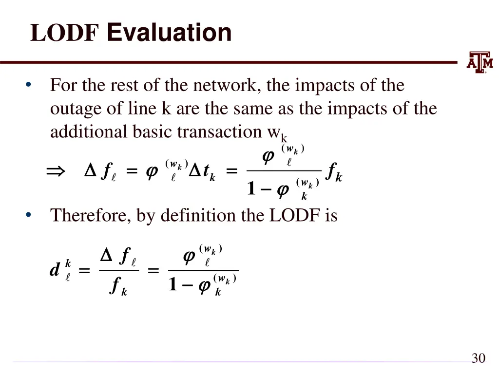 lodf evaluation 2