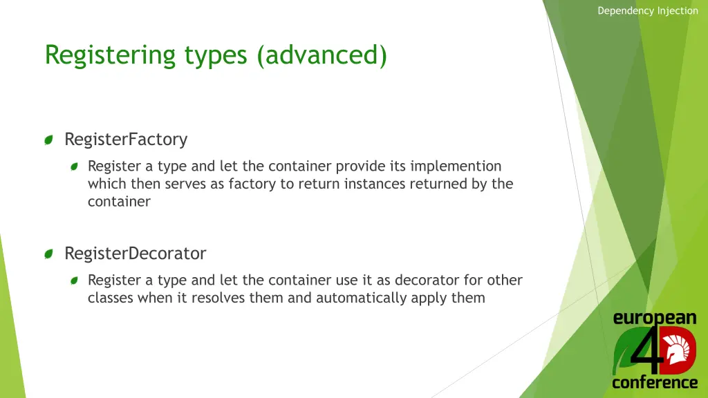 dependency injection 14