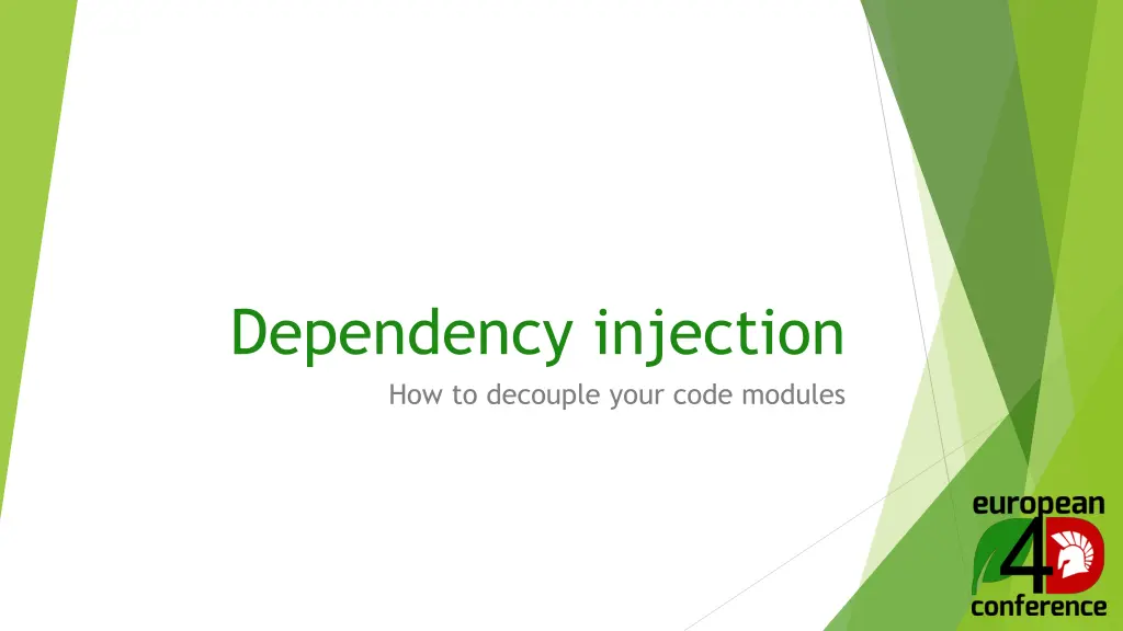 dependency injection how to decouple your code