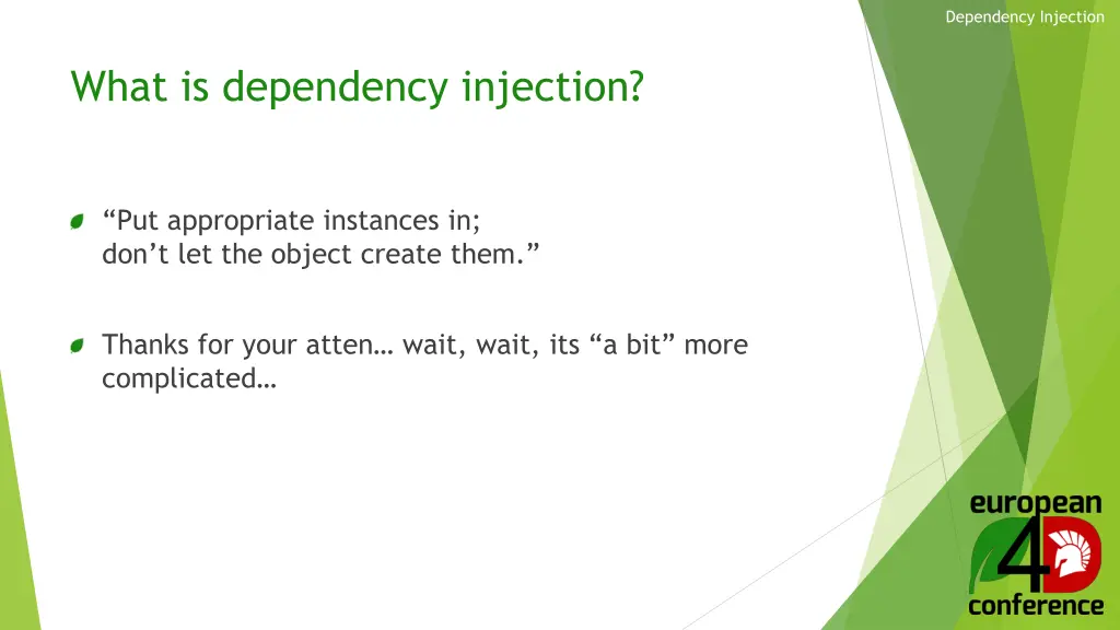 dependency injection