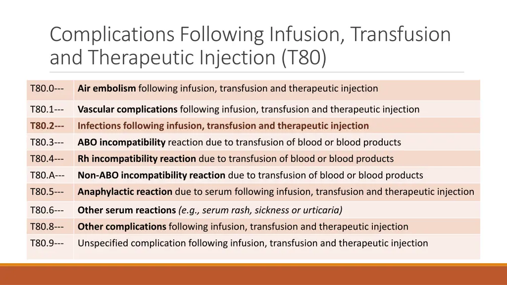 complications following infusion transfusion