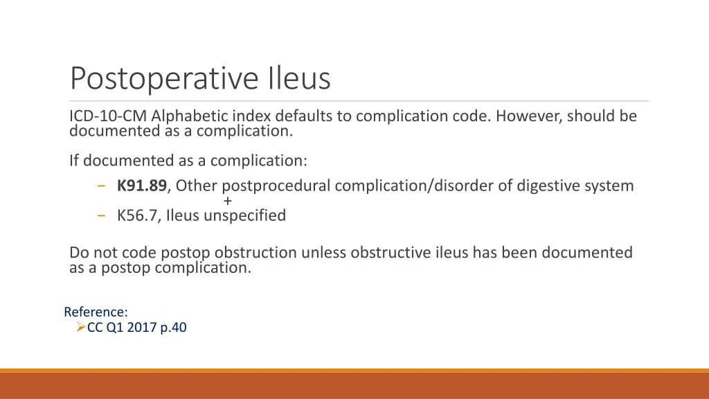 postoperative ileus