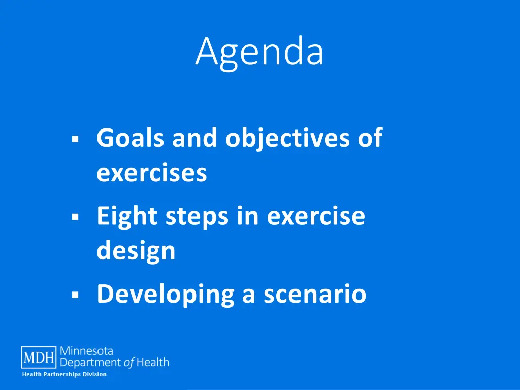 agenda