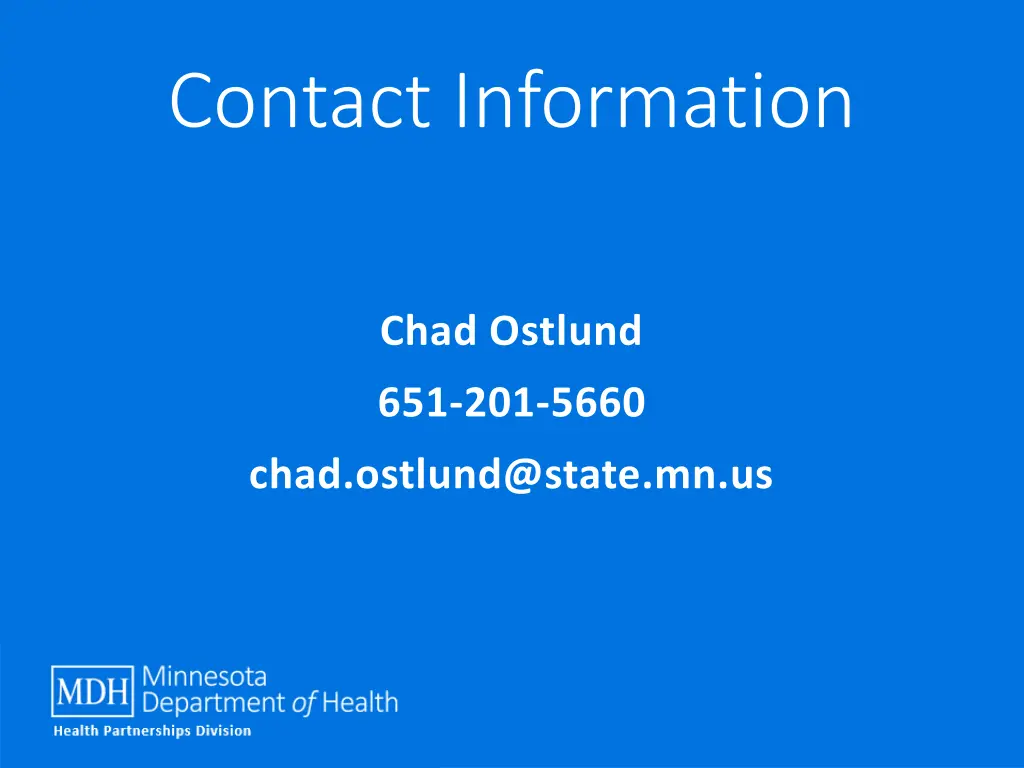 contact information