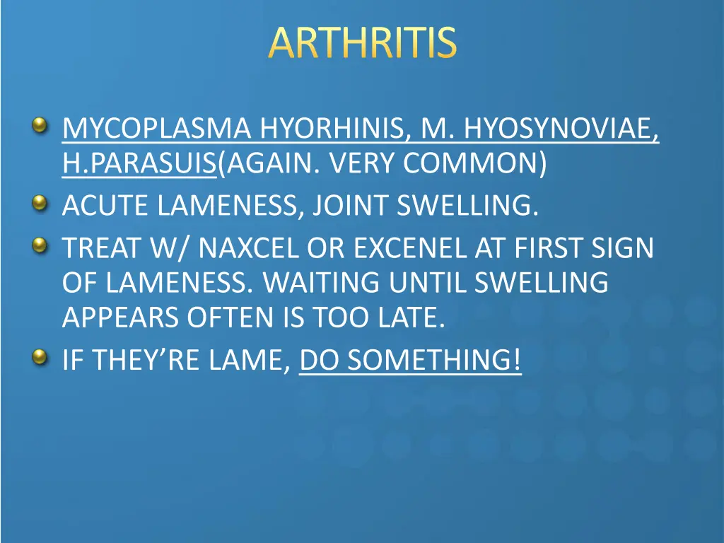 arthritis