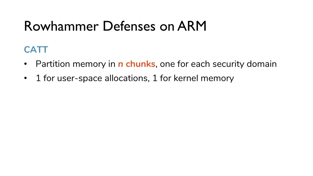 rowhammer defenses on arm 4