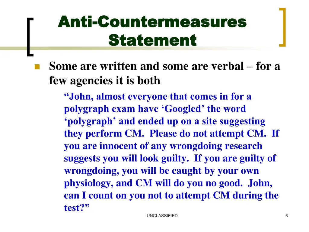 anti anti countermeasures countermeasures 3