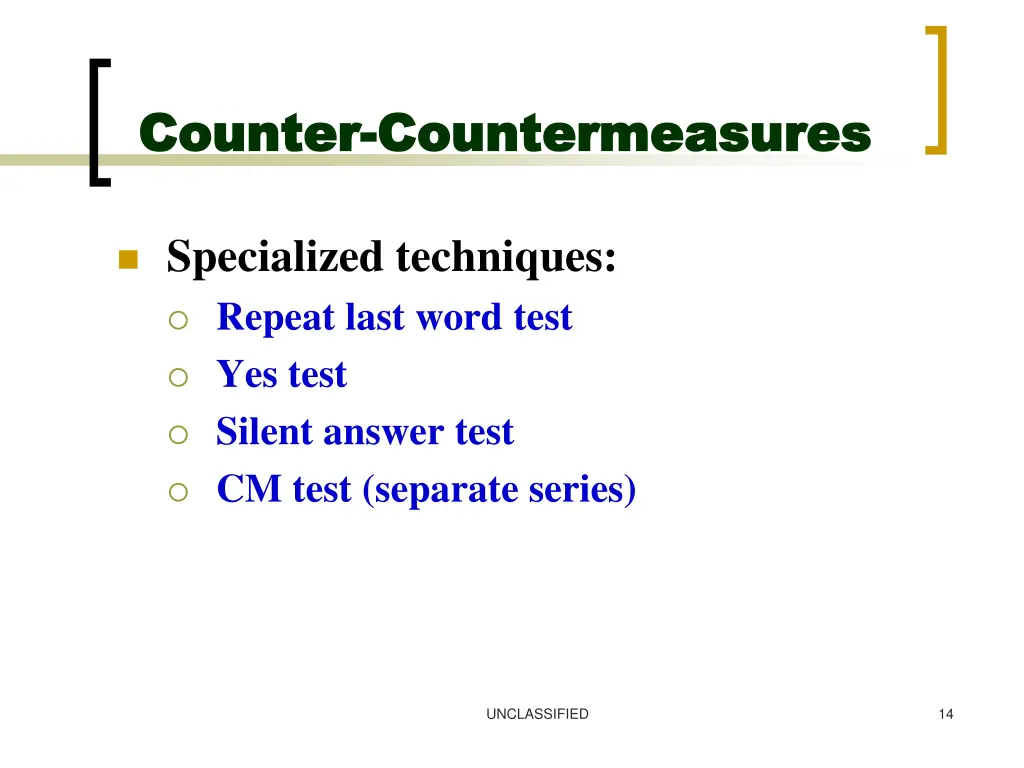 counter counter countermeasures countermeasures 1