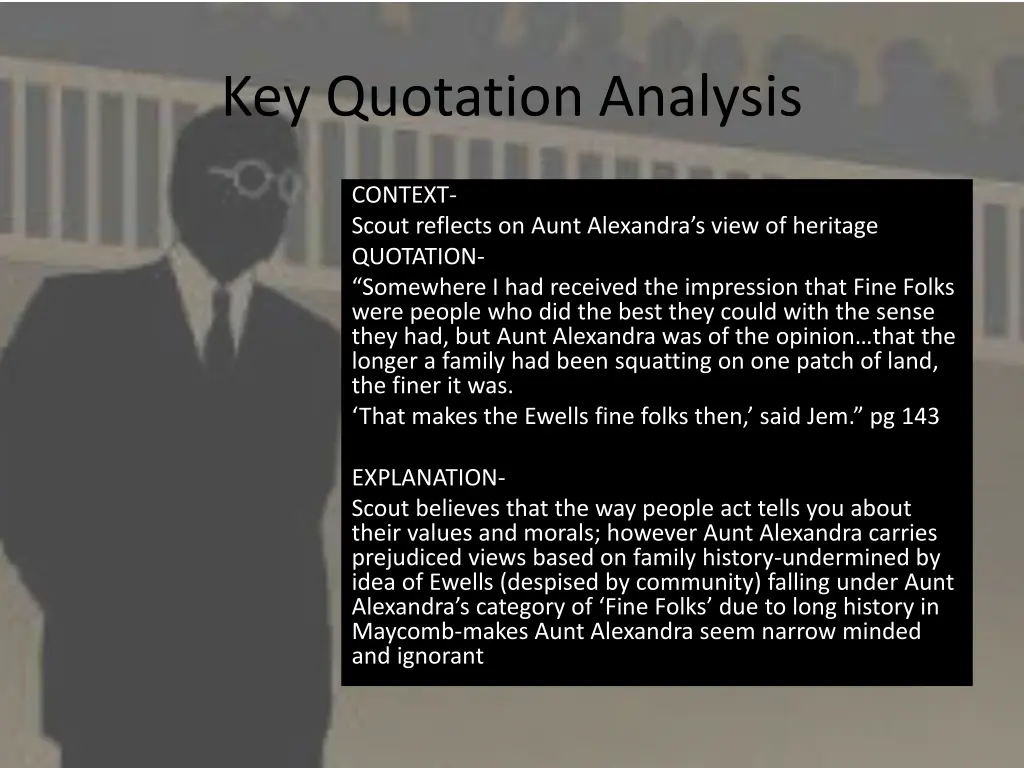 key quotation analysis