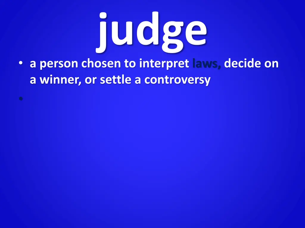 judge