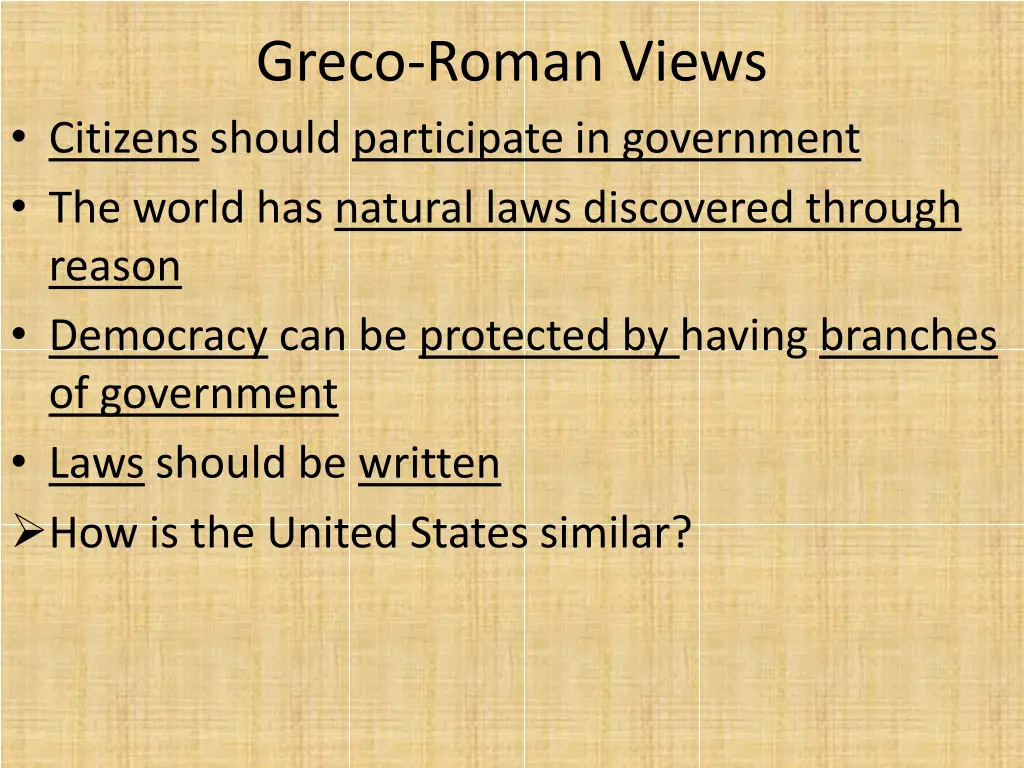 greco roman views citizens should participate