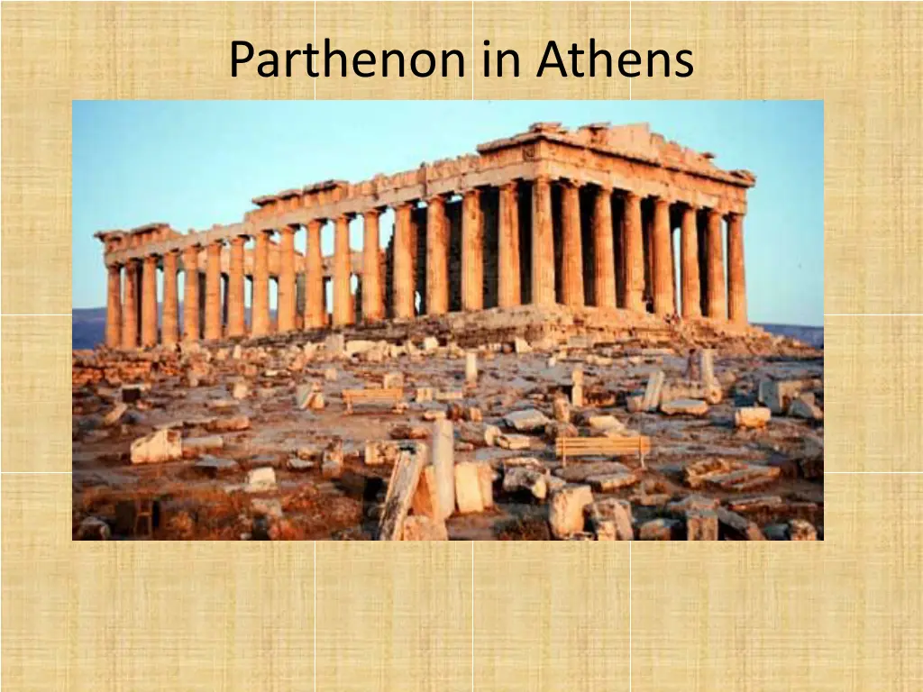 parthenon in athens