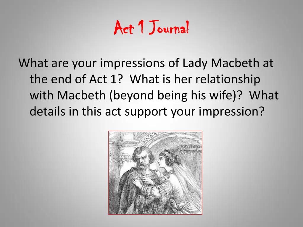 act 1 journal act 1 journal