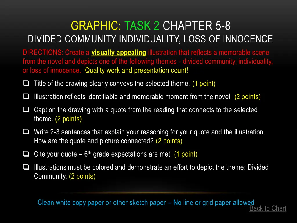 graphic task 2 chapter 5 8 divided community