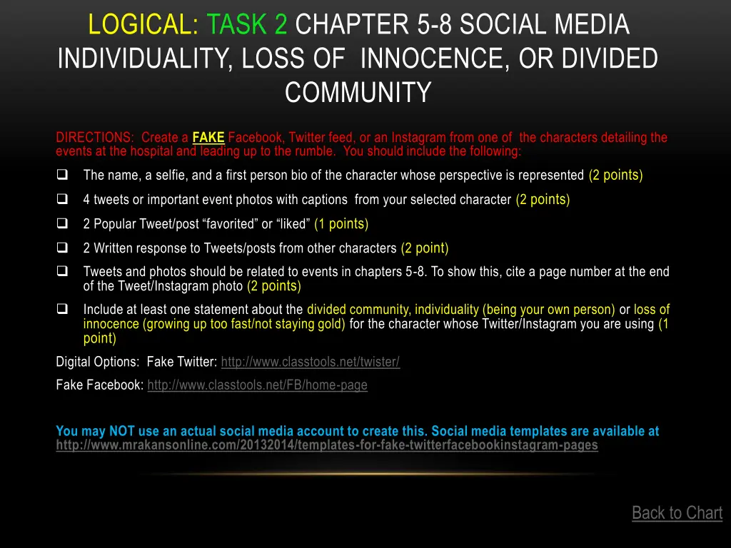 logical task 2 chapter 5 8 social media