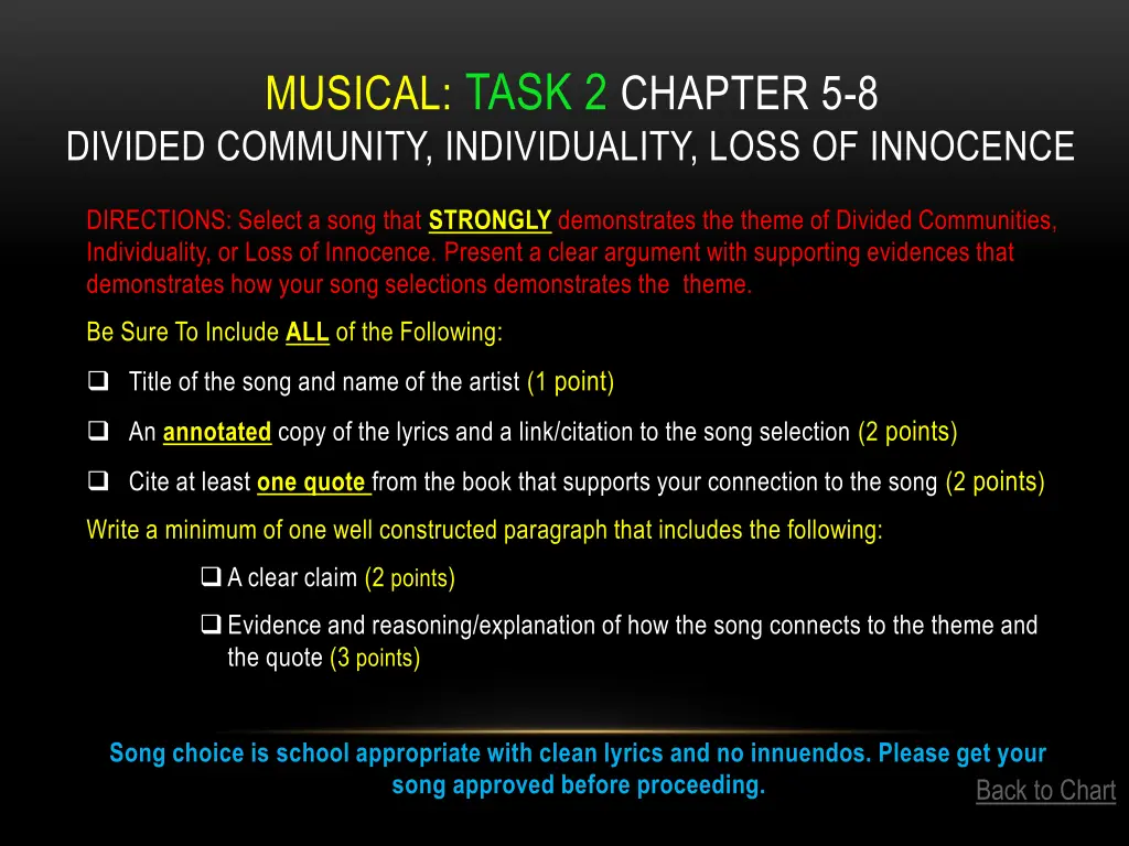 musical task 2 chapter 5 8 divided community