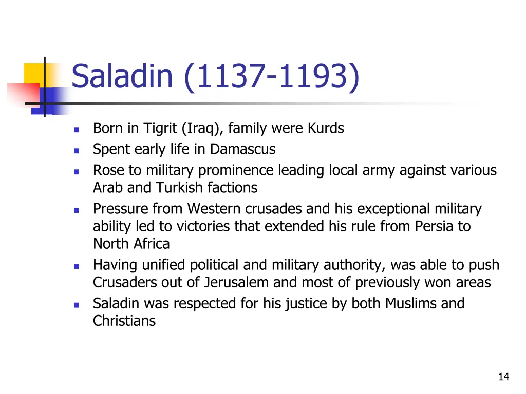 saladin 1137 1193