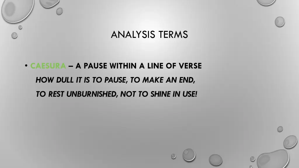 analysis terms 2