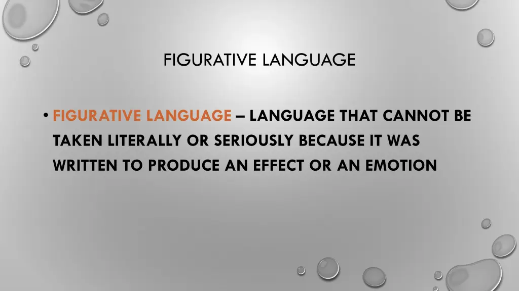 figurative language