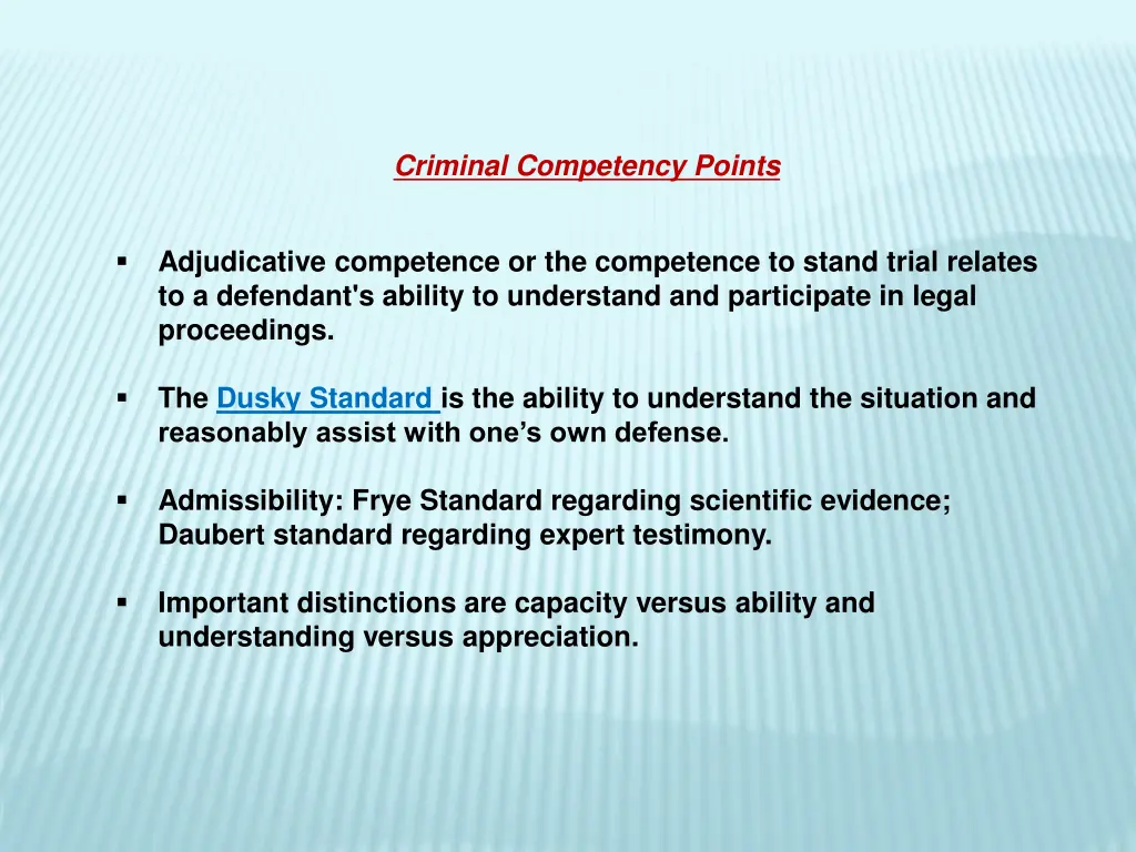 criminal competency points 1