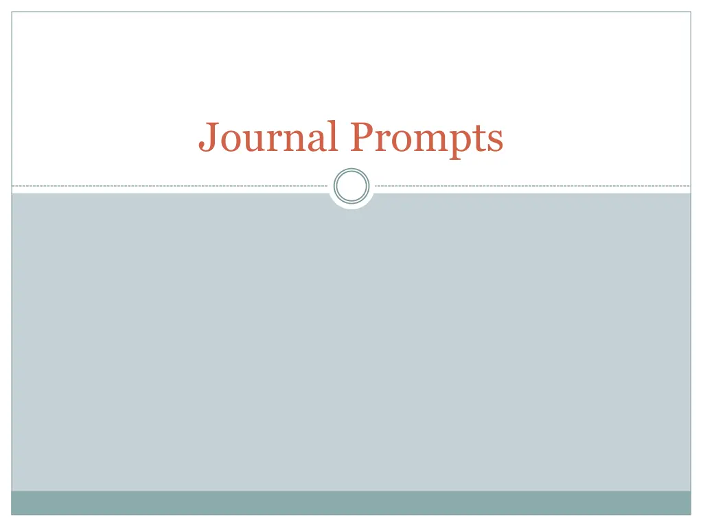 journal prompts