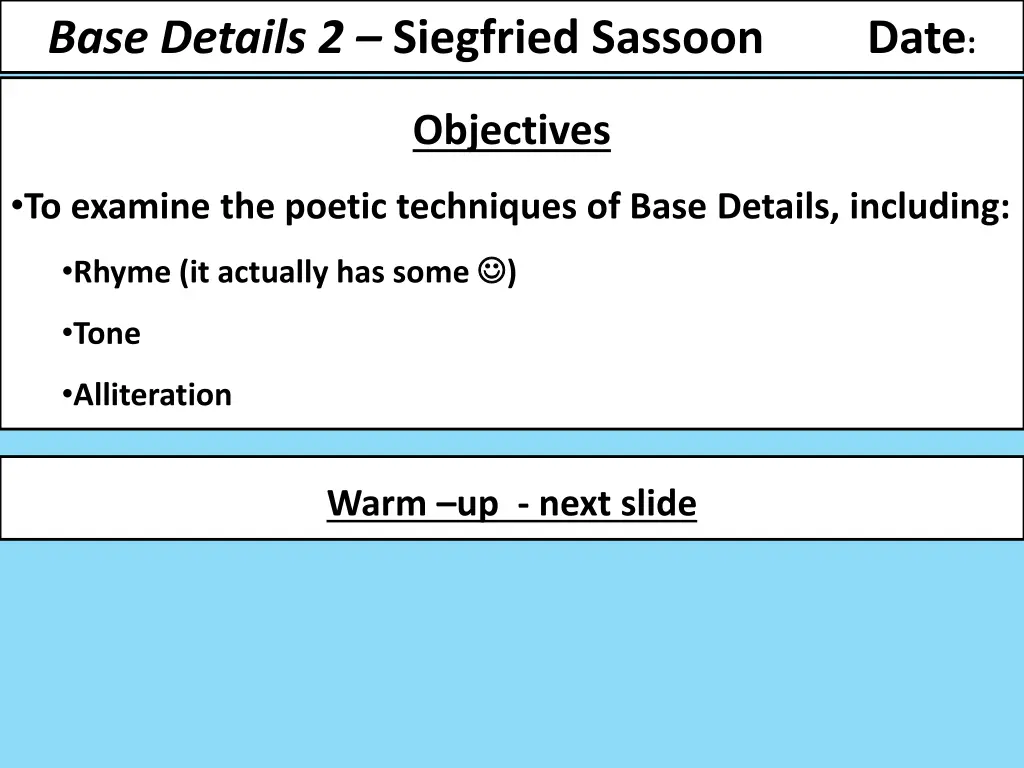 base details 2 siegfried sassoon