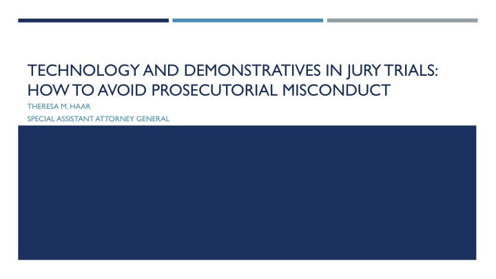 technology and demonstratives in jury trials