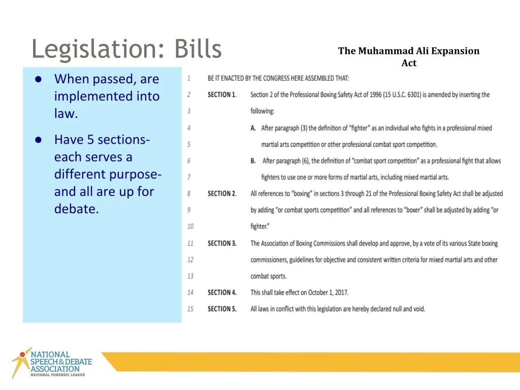 legislation bills