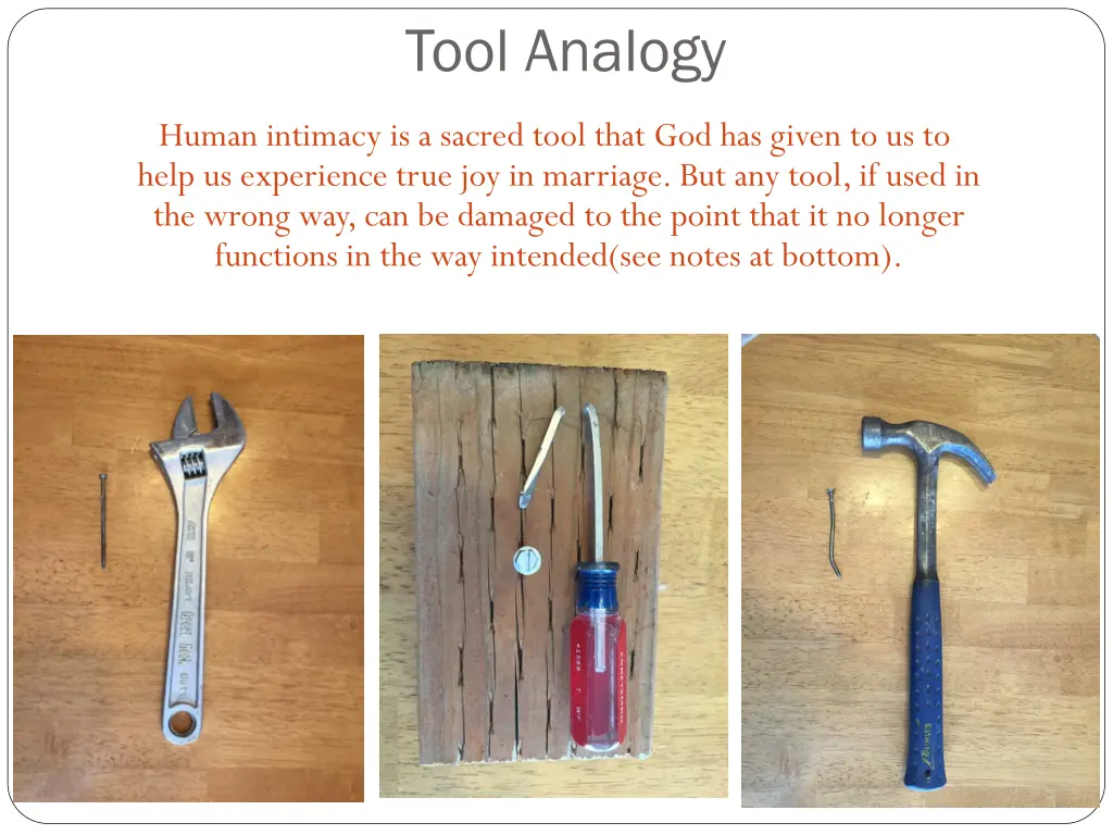 tool analogy