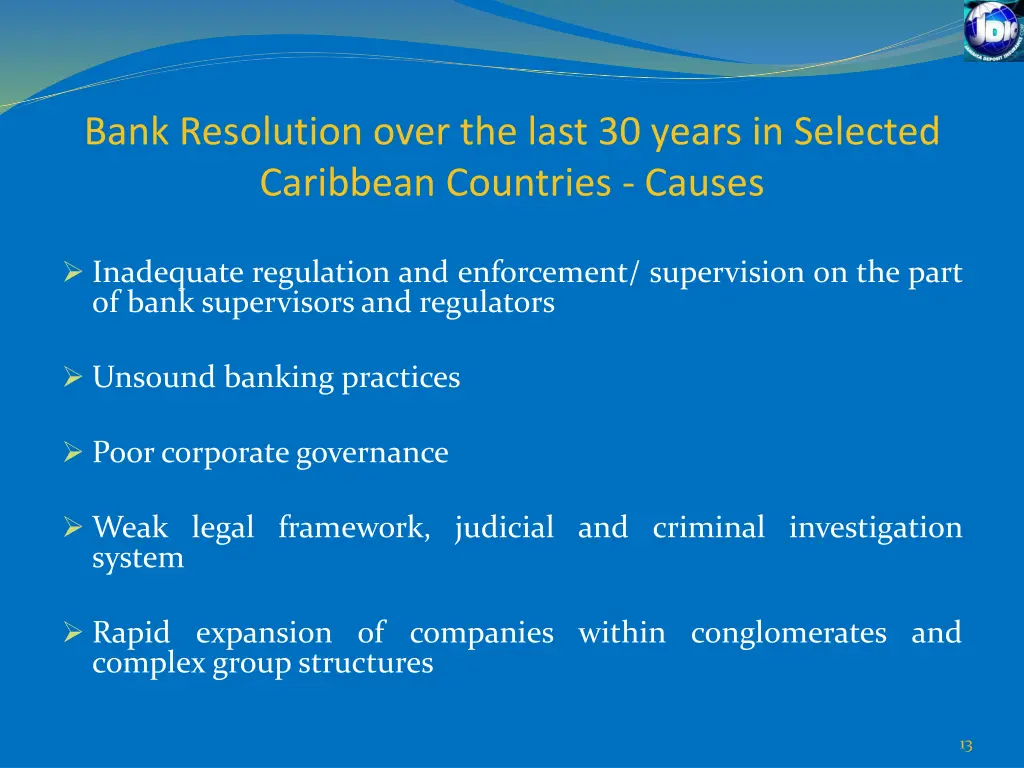 bank resolution over the last 30 years 2