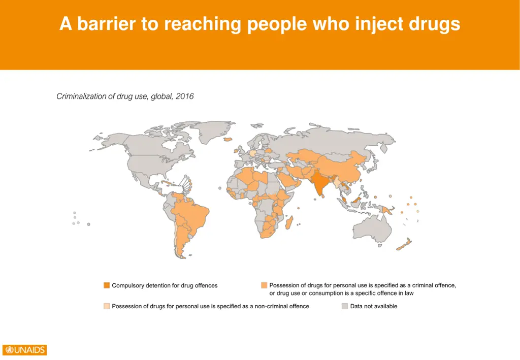 a barrier to reaching people who inject drugs