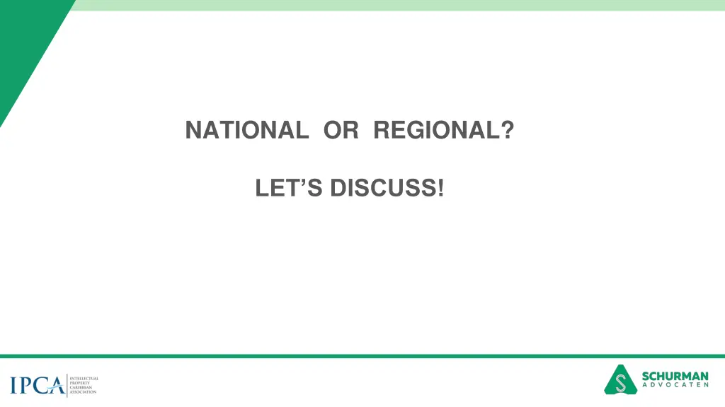 national or regional