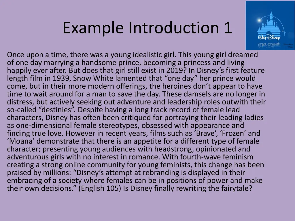 example introduction 1