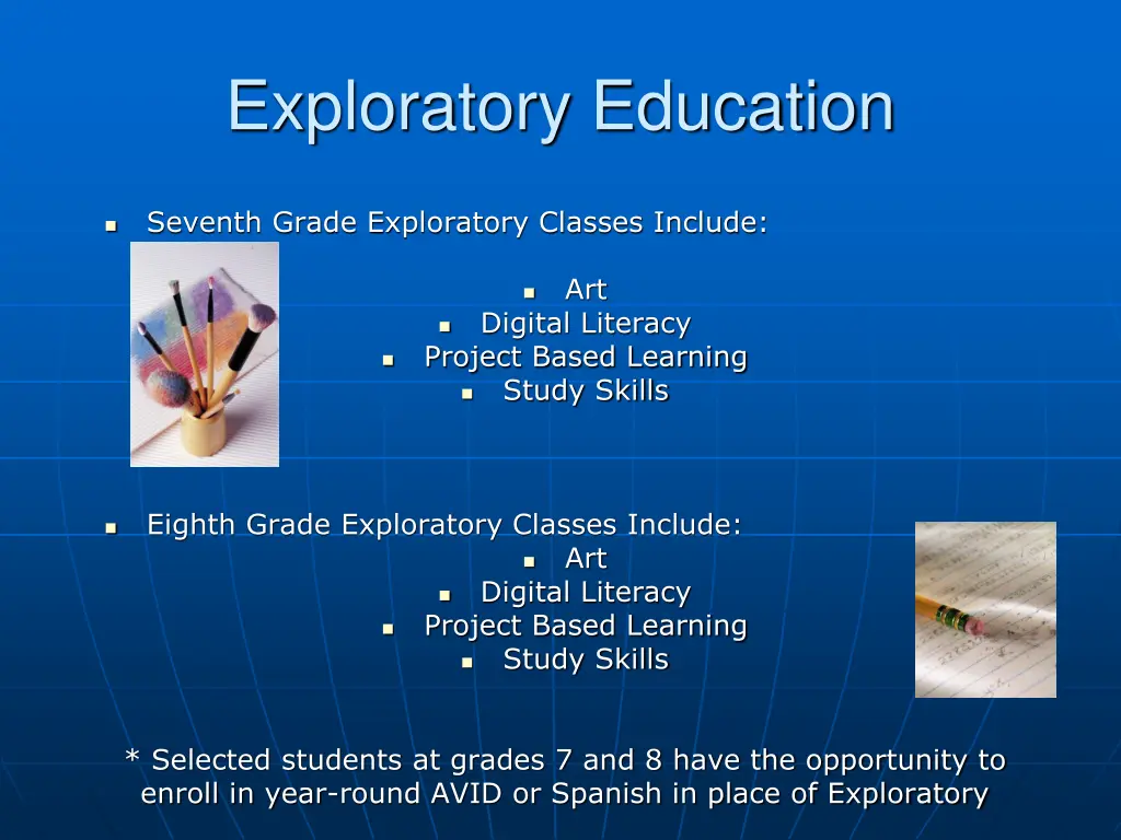 exploratory education 1