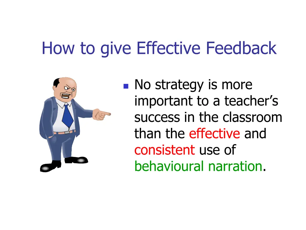 how to give effective feedback